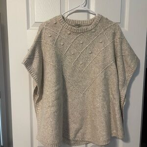Sweater poncho - Women